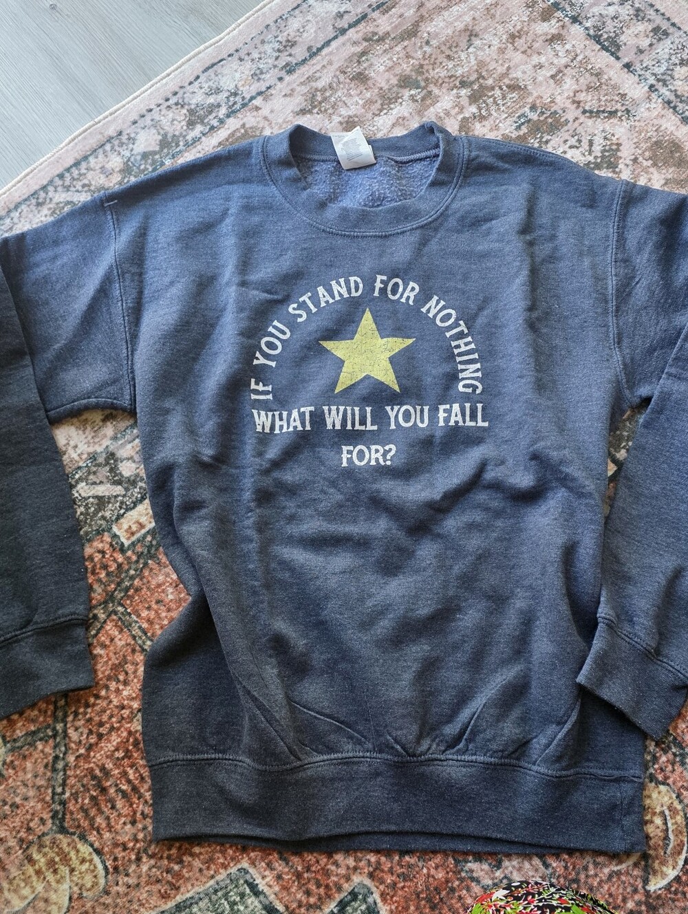 Hamilton Musical Gray Sweatshirt Size Small